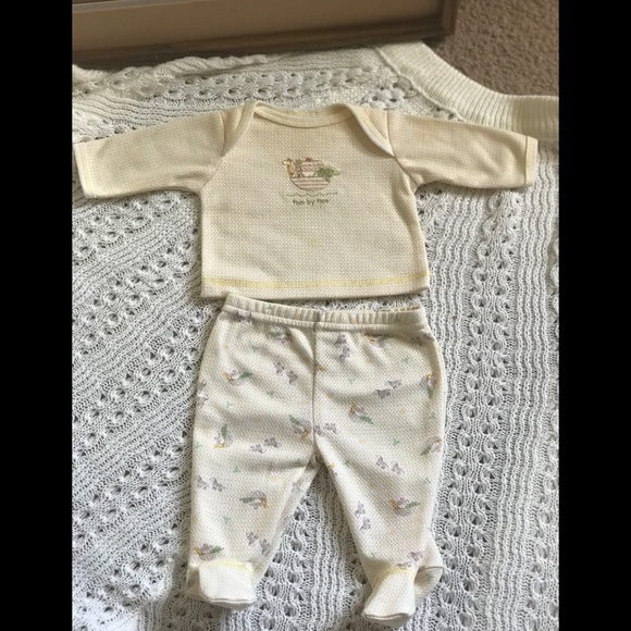 Rare 1970’sNoah’s Ark Appliqué two by two Preemie - Picture 3 of 7